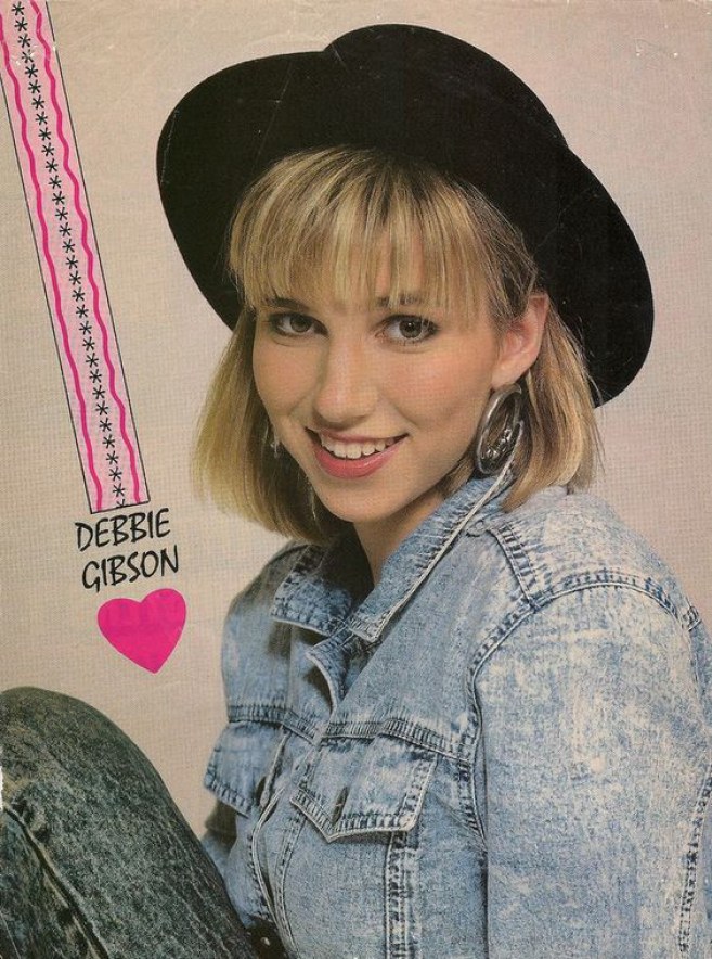 Debbie Gibson in a magazine shoot 