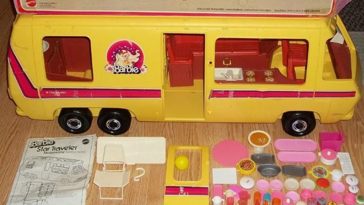 barbie doll school bus