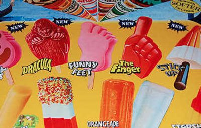 bubblegum ice lolly ice cream van