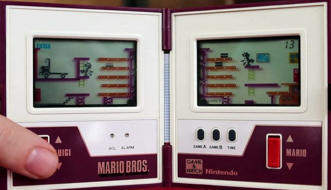 handheld electronic games from the 80's