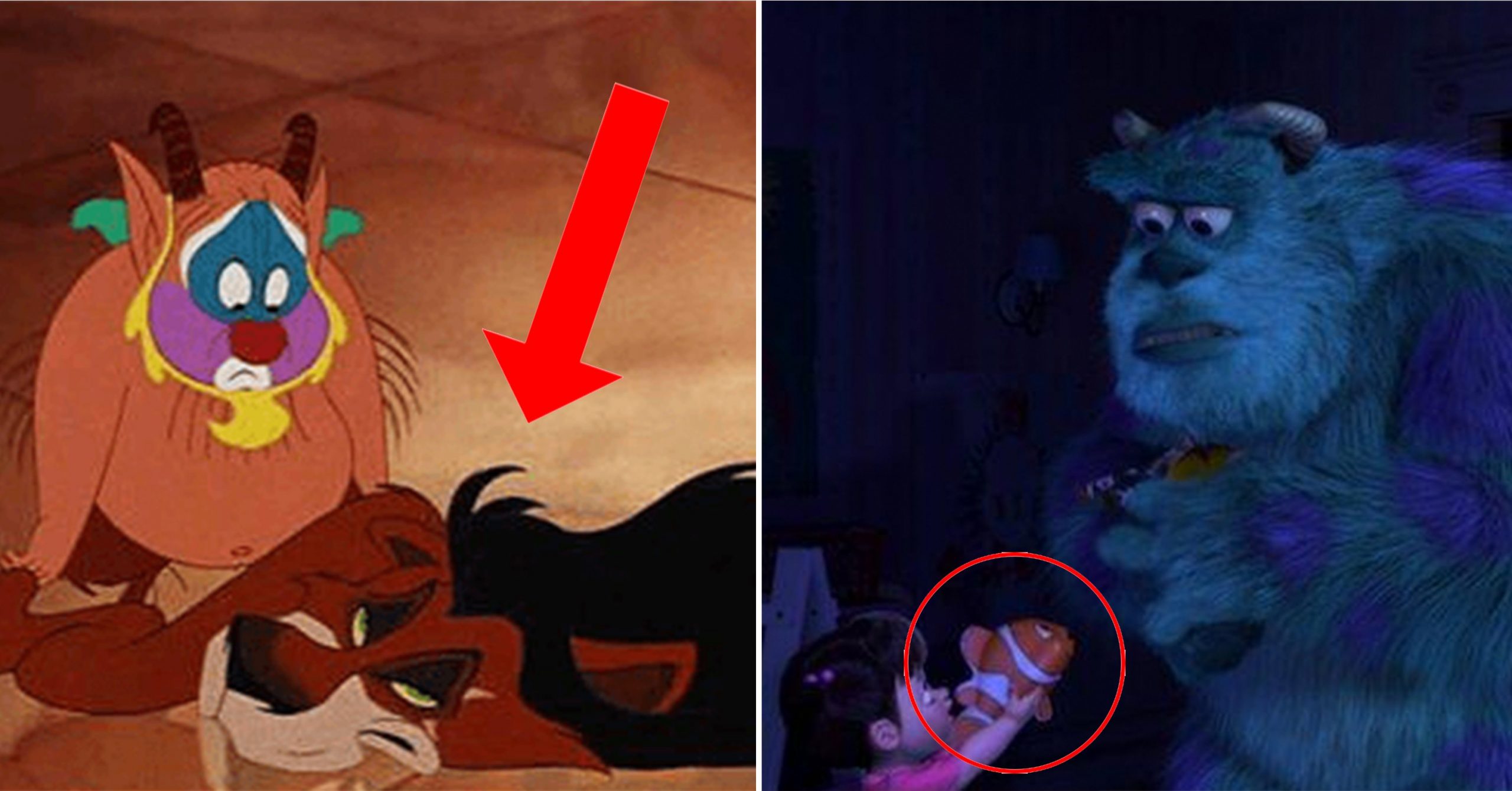 50 Disney Scenes Containing Hidden Characters From Other Disney Movies 2166