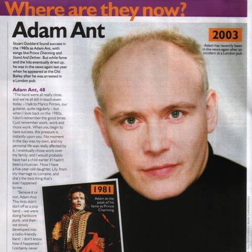 Remember Adam Ant? Here's What He Looks Like Now!
